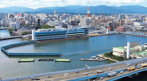 BR福岡の空撮写真
