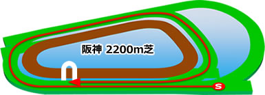 阪神 芝2200m