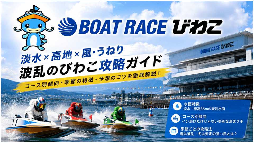 ボートレースびわこの水面特徴と予想法