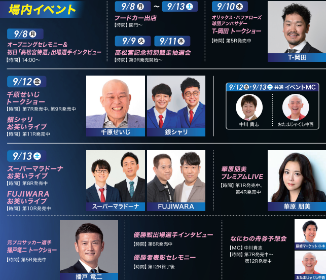 住之江GI高松宮記念特別競走イベント情報