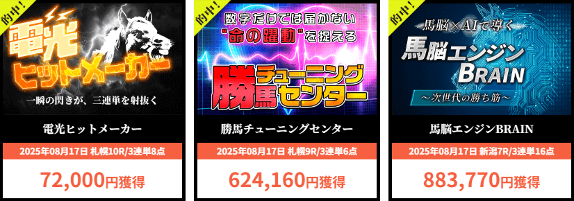 うまピカ的中実績