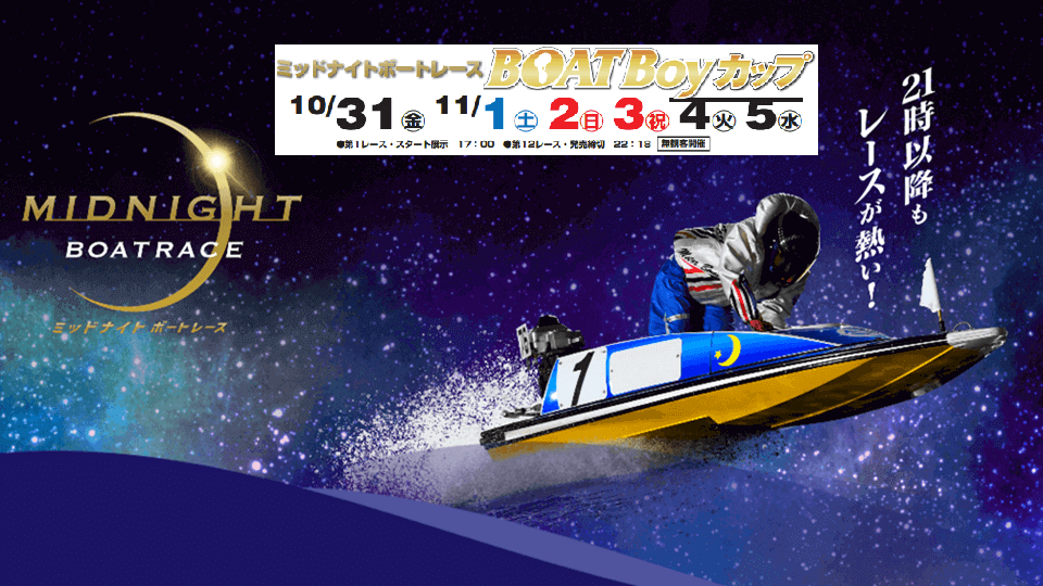 ミッドナイトボートレース若松「BOATBoyカップ」