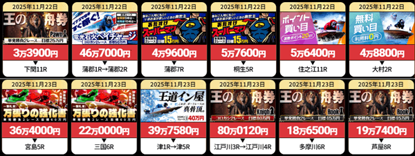 ボートキング的中実績