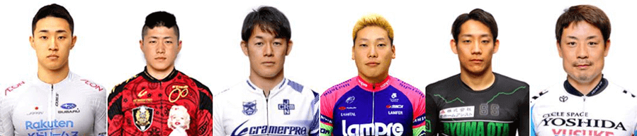 中野慎詞、森田優弥、山田英明、原田研太朗、太田竜馬、岩津裕介