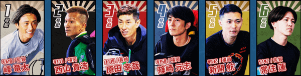 唐津 GI第72回九州地区選手権ドリーム1st出場選手