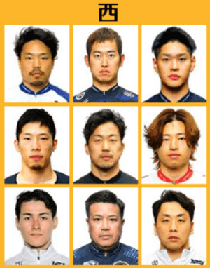 東西選考順位ベスト9・西日本