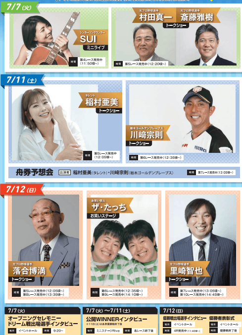 第8回全国ボートレース甲子園イベント情報