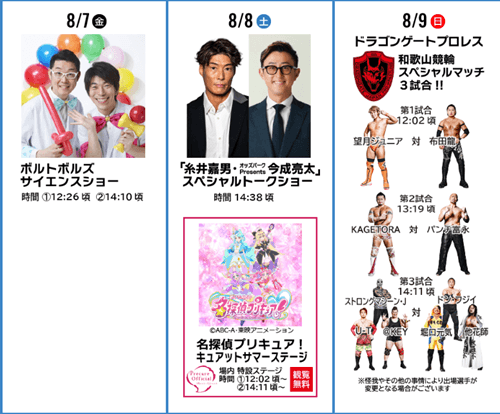 和歌山競輪GⅢワールドサイクリスト支援競輪イベント