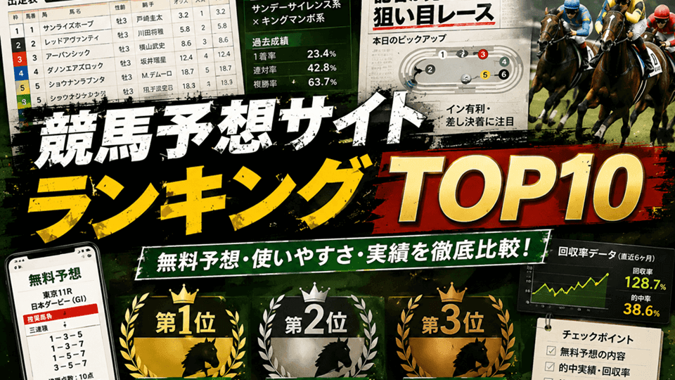 競馬予想サイトランキングTOP10