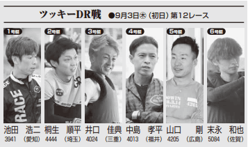 初日12R ツッキーDR戦