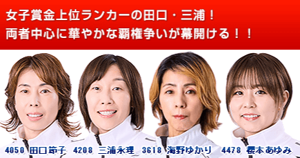 GⅢオールレディース江戸川女王決定戦KIRINCUP総展望