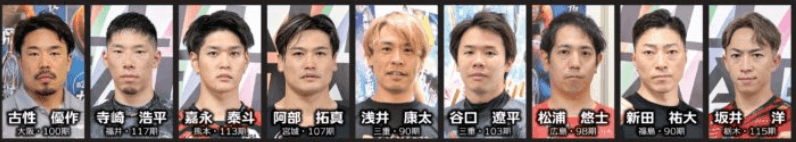 開設75周年記念 泗水杯争奪戦主力レーサー